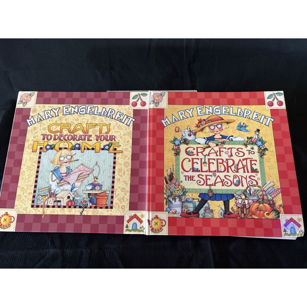 Mary Engelbreit 2 Craft Books Decorate Your Home Celebrate Seasons Meredith
